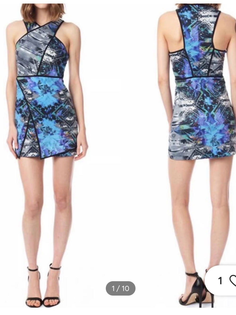 Multicolored Parker Mini Dress Size XS